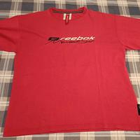 t-shirt maglietta Reebok rossa taglia S