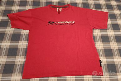 t-shirt maglietta Reebok rossa taglia S
