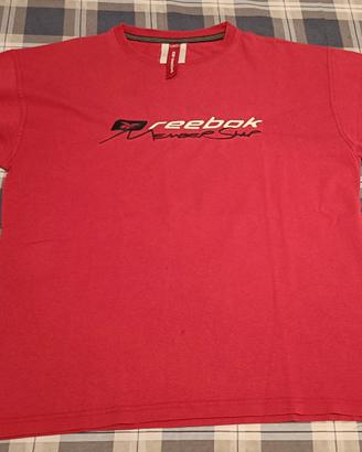 t-shirt maglietta Reebok rossa taglia S