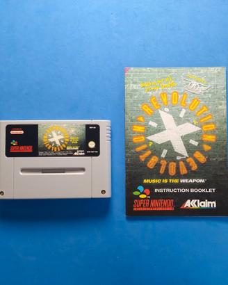 Revolution X Super Nintendo Snes Pal Cart e Libret