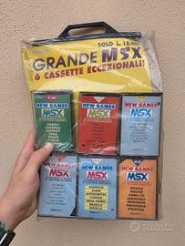Blister New Games Grande MSX 6 Cassette Sealed