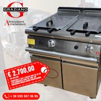 FRIGGITRICE GAS serie 90 a 2 vasche 23+23 BARON