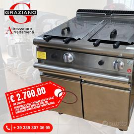 FRIGGITRICE GAS serie 90 a 2 vasche 23+23 BARON