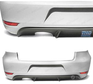 PARAURTI POSTERIORE VOLKSWAGEN VW GOLF 6 LOOK GTI