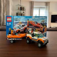 Set LEGO City 60012. Guardia costiera, completo