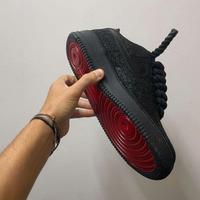 Nike Air force1 Rope laces suola rossa brillantini