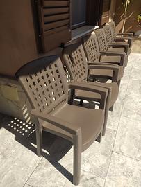 Sedie da giardino marca Gandsoleil.