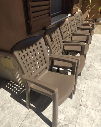 Sedie da giardino marca Gandsoleil.