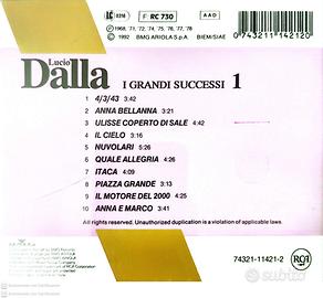 CD Lucio Dalla