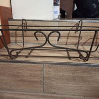 PORTAVASI RETTANGOLARI DA BALCONE IN FERRO