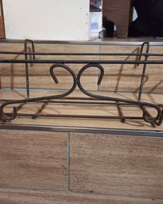 PORTAVASI RETTANGOLARI DA BALCONE IN FERRO