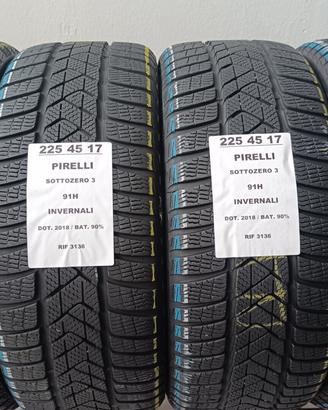 4 GOMME 225 45 17 PIRELLI INV RIF3136