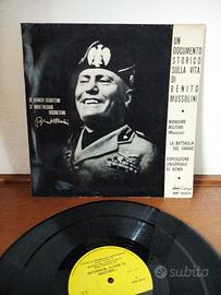 LP vinile MUSSOLINI raro