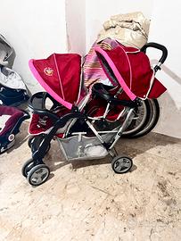 passeggino gemellato