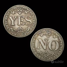 Moneta Yes No per prendere decisioni