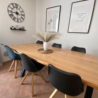 Tavolo pranzo + 6 sedie+ prolunga