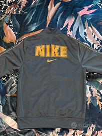 Felpa Nike grigia scuro ed oro