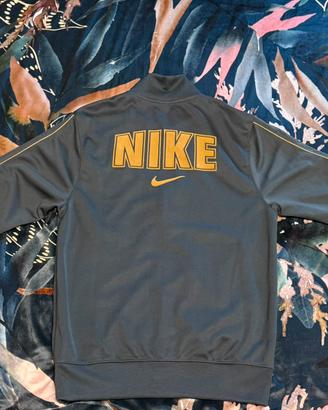 Felpa Nike grigia scuro ed oro