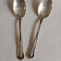 2 cucchiaini in Argento 800 Stancambiano 