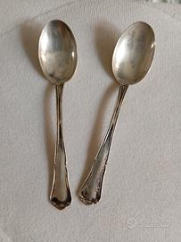 2 cucchiaini in Argento 800 Stancambiano 