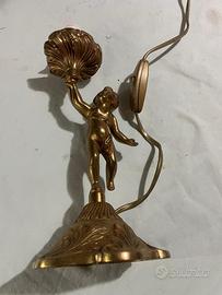 Lampa di bronzo vintage