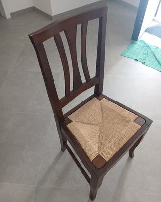 4 sedie in legno