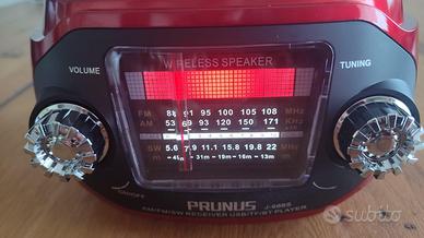 Radio portatile solare stile vintage