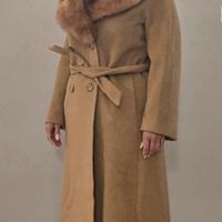 Cappotto donna sartoriale Cashmere e volpe
