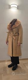 Cappotto donna sartoriale Cashmere e volpe