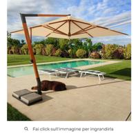 2 Ombrelloni decentrati da Giardino Ecru