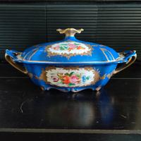 Zuppiera decorativa porcellana Limoges 24x15