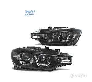FARI BMW F30 F31 11-15 XENON LUCE DIURNA LED NERO