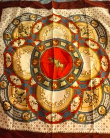 foulard Hermes in pura seta 