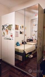 Armadio IKEA PAX 4 ante con specchi - buone cond.