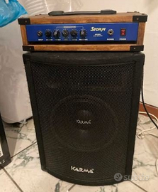 AMPLI BASSO /CHITARRA ASSEMBLATO 20 WATT