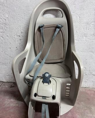 Seggiolino per bici marca Gruvi colore beige