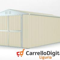 Box garage auto in Acciaio 327x611cm 19mq avorio