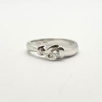 Anello oro 18KT diamante 0.30 VVS G. DAMIANI