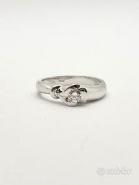 Anello oro 18KT diamante 0.30 VVS G. DAMIANI