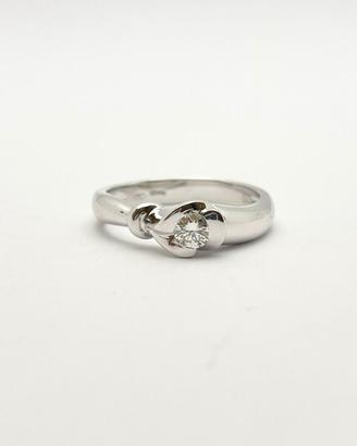 Anello oro 18KT diamante 0.30 VVS G. DAMIANI