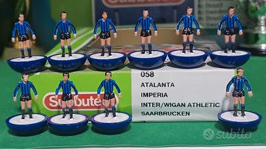 Subbuteo ref 58 Atalanta Inter Wigan Saarbrucken 