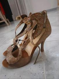 Scarpe da ballo brillantinate 