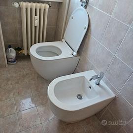 Set Sanitari Bagno Ceramica Galassia - WC e Bidet