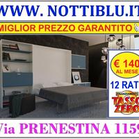 Letto a Scomparsa FOX 2p _ 12 rate da 140 €