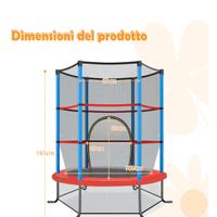 Trampolino elastico bambini da esterno