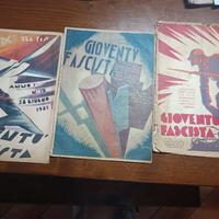 3 riviste storiche Gioventù Fascista