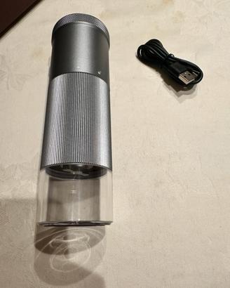 Macina caffe elettrico portatile e ricaricabile