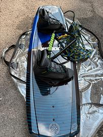 Wakeboard Jobe Vanity 141 con sacca e triangolo