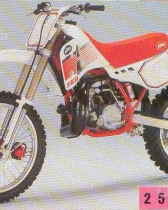 Ktm 250 1989 ricambi ktm gs250 mx 250 89