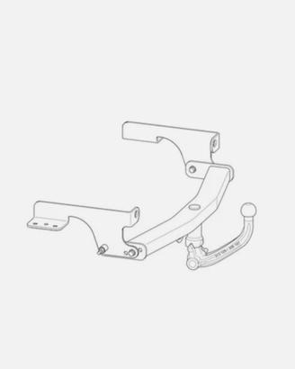 Gancio traino Westfalia rimovibile